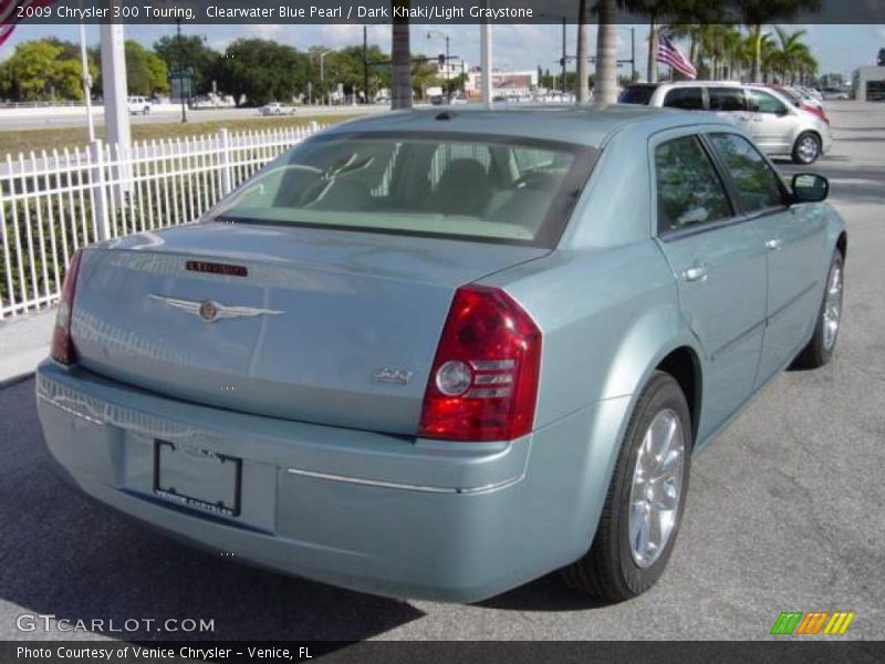 Clearwater Blue Pearl / Dark Khaki/Light Graystone 2009 Chrysler 300 Touring
