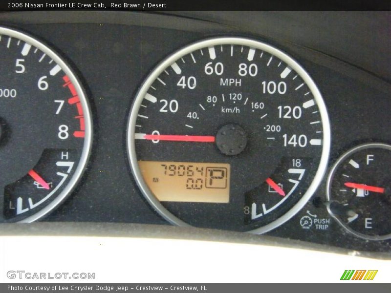 Red Brawn / Desert 2006 Nissan Frontier LE Crew Cab