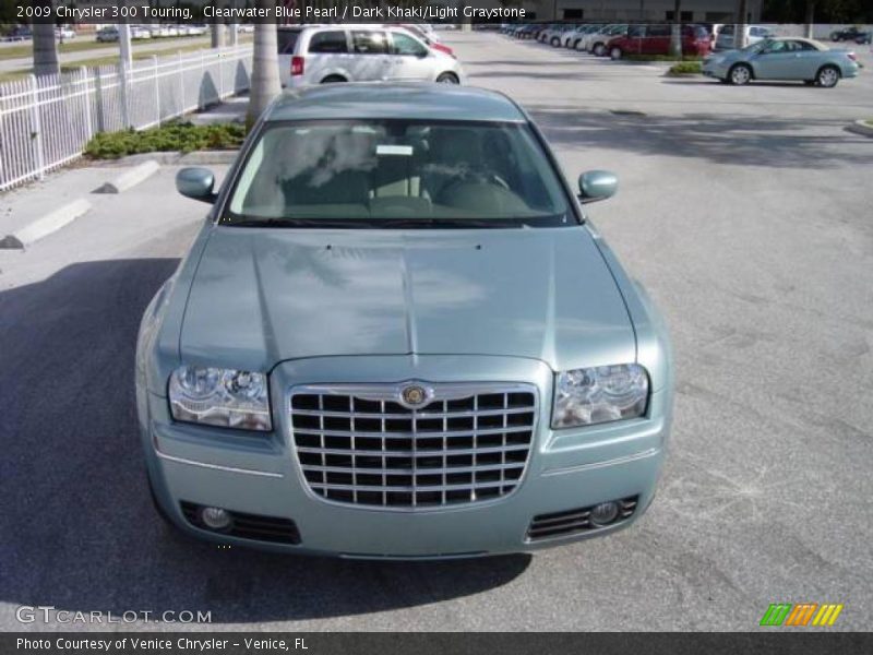 Clearwater Blue Pearl / Dark Khaki/Light Graystone 2009 Chrysler 300 Touring