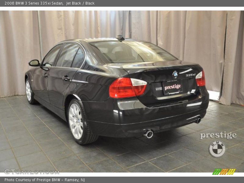 Jet Black / Black 2008 BMW 3 Series 335xi Sedan
