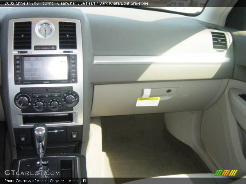 Clearwater Blue Pearl / Dark Khaki/Light Graystone 2009 Chrysler 300 Touring