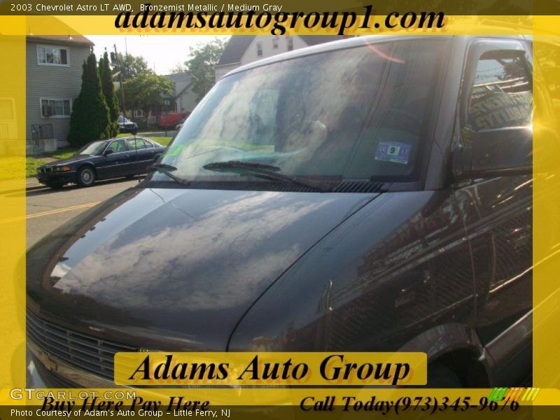 Bronzemist Metallic / Medium Gray 2003 Chevrolet Astro LT AWD