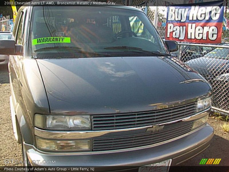 Bronzemist Metallic / Medium Gray 2003 Chevrolet Astro LT AWD