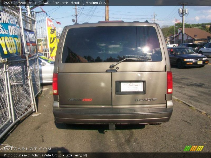 Bronzemist Metallic / Medium Gray 2003 Chevrolet Astro LT AWD