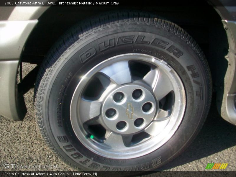 Bronzemist Metallic / Medium Gray 2003 Chevrolet Astro LT AWD