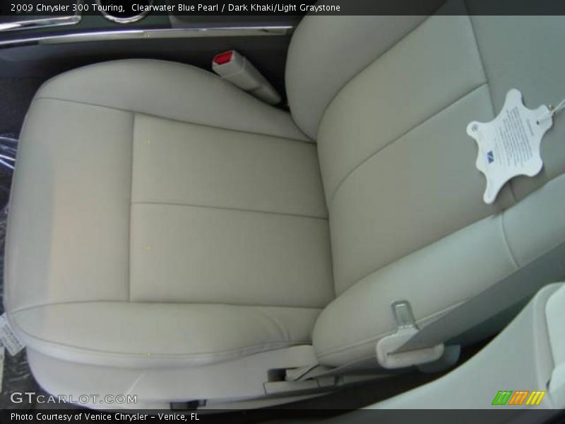 Clearwater Blue Pearl / Dark Khaki/Light Graystone 2009 Chrysler 300 Touring