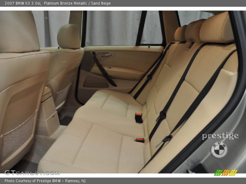 Platinum Bronze Metallic / Sand Beige 2007 BMW X3 3.0si