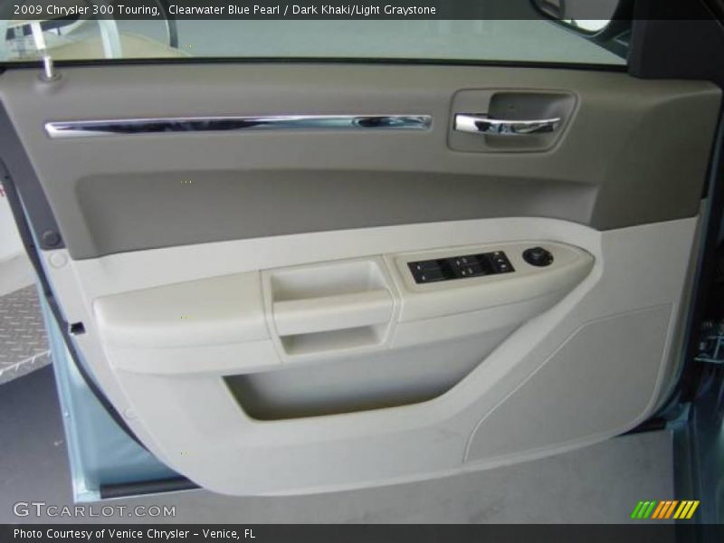 Clearwater Blue Pearl / Dark Khaki/Light Graystone 2009 Chrysler 300 Touring