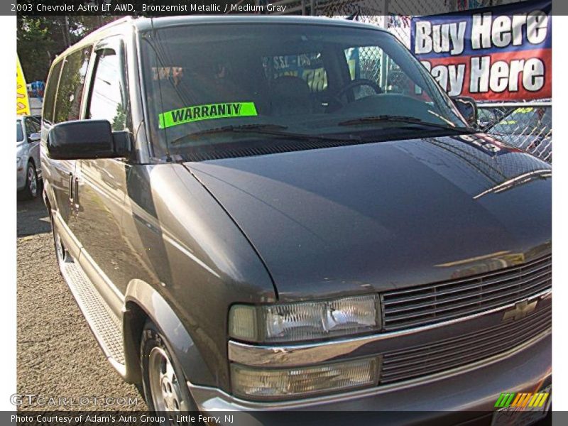 Bronzemist Metallic / Medium Gray 2003 Chevrolet Astro LT AWD