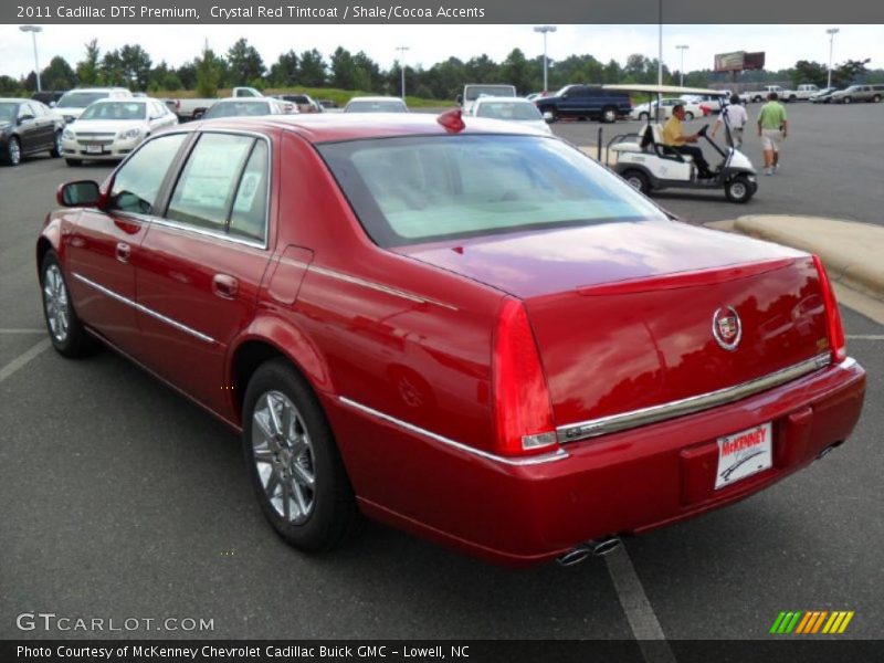 Crystal Red Tintcoat / Shale/Cocoa Accents 2011 Cadillac DTS Premium