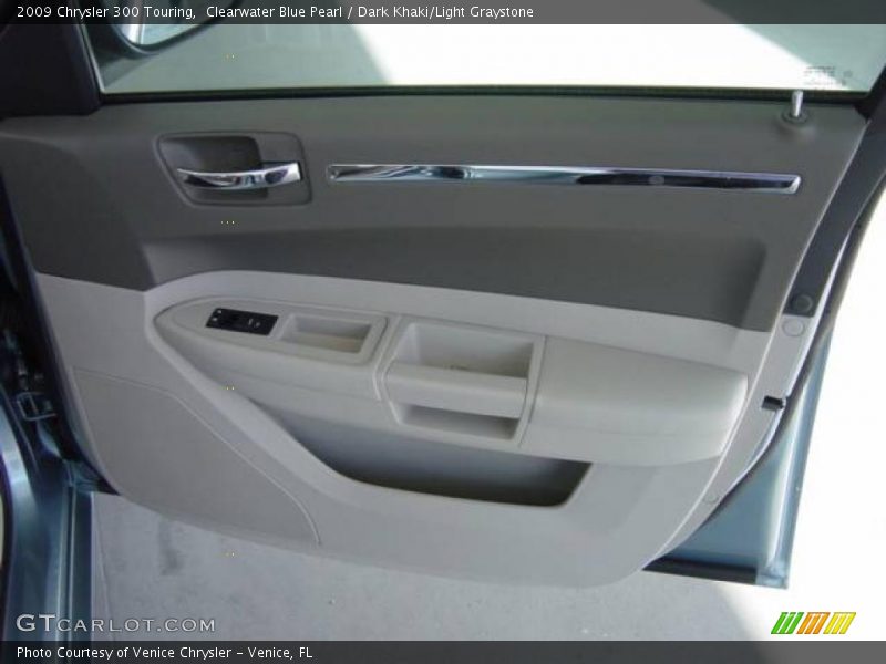 Clearwater Blue Pearl / Dark Khaki/Light Graystone 2009 Chrysler 300 Touring