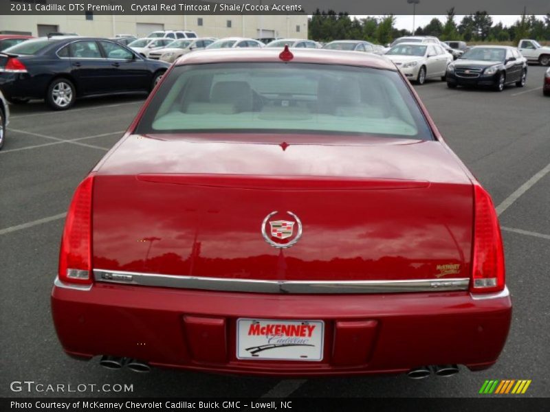 Crystal Red Tintcoat / Shale/Cocoa Accents 2011 Cadillac DTS Premium