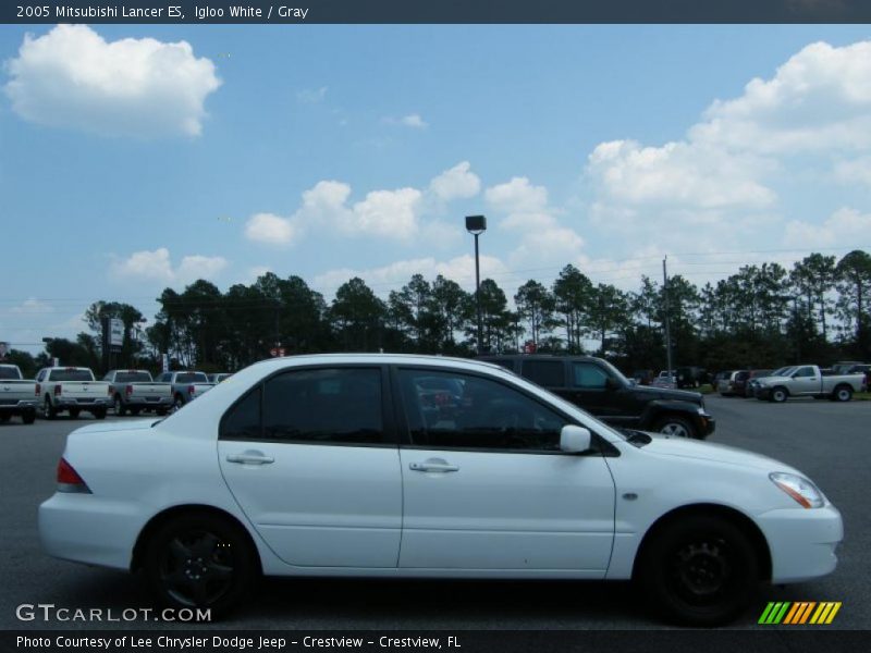 Igloo White / Gray 2005 Mitsubishi Lancer ES