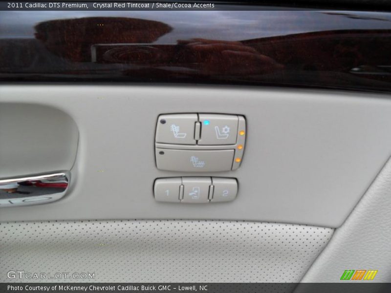 Crystal Red Tintcoat / Shale/Cocoa Accents 2011 Cadillac DTS Premium