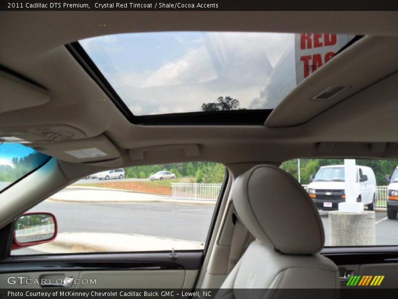 Crystal Red Tintcoat / Shale/Cocoa Accents 2011 Cadillac DTS Premium