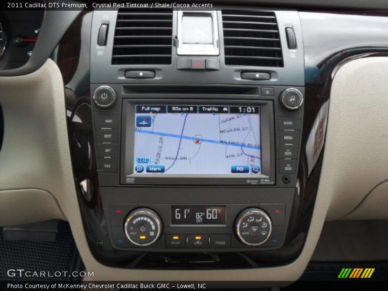 Crystal Red Tintcoat / Shale/Cocoa Accents 2011 Cadillac DTS Premium