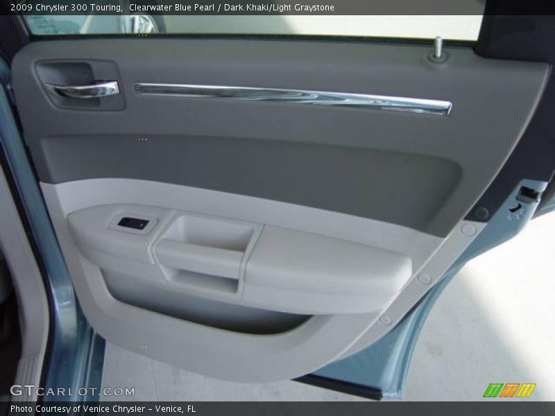 Clearwater Blue Pearl / Dark Khaki/Light Graystone 2009 Chrysler 300 Touring