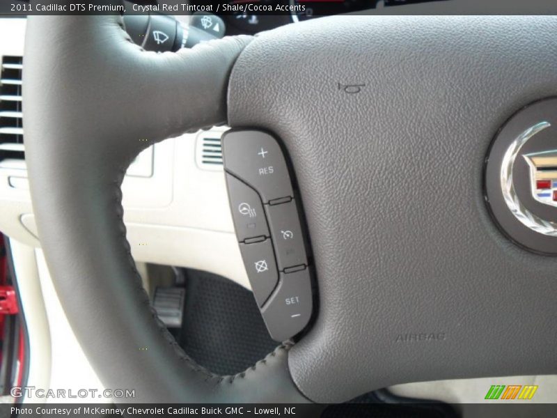 Crystal Red Tintcoat / Shale/Cocoa Accents 2011 Cadillac DTS Premium