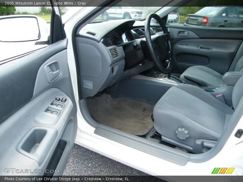 Igloo White / Gray 2005 Mitsubishi Lancer ES