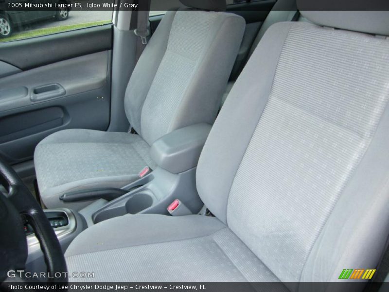 Igloo White / Gray 2005 Mitsubishi Lancer ES