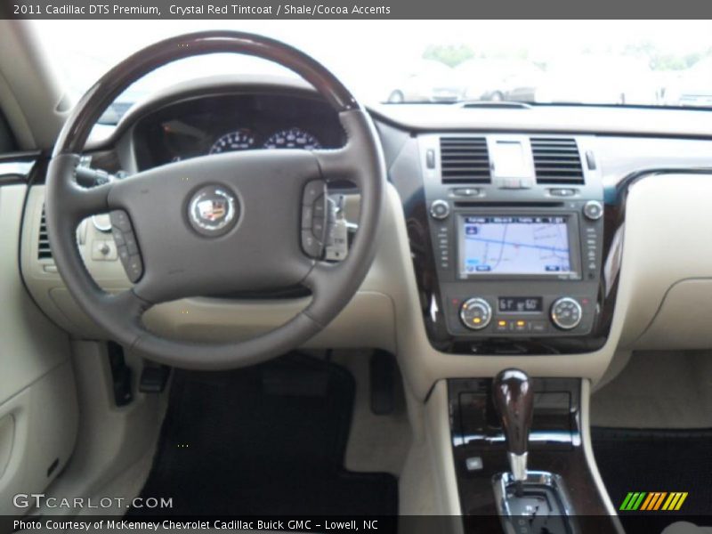 Crystal Red Tintcoat / Shale/Cocoa Accents 2011 Cadillac DTS Premium