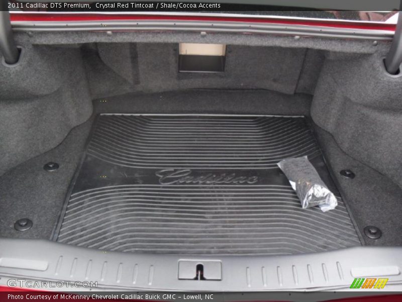 Crystal Red Tintcoat / Shale/Cocoa Accents 2011 Cadillac DTS Premium