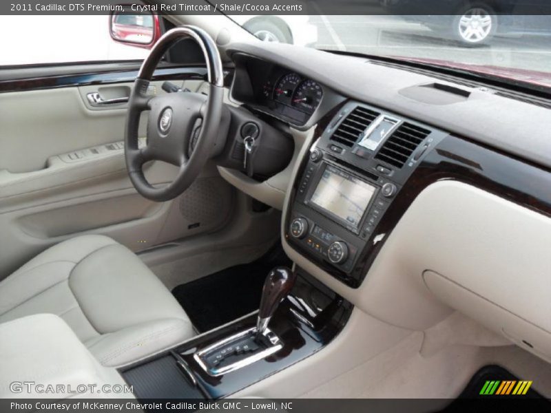 Crystal Red Tintcoat / Shale/Cocoa Accents 2011 Cadillac DTS Premium