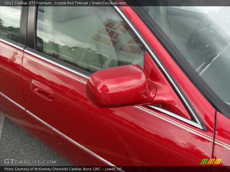 Crystal Red Tintcoat / Shale/Cocoa Accents 2011 Cadillac DTS Premium