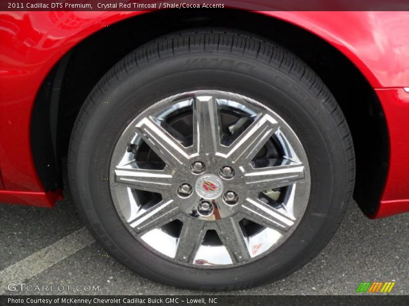 Crystal Red Tintcoat / Shale/Cocoa Accents 2011 Cadillac DTS Premium