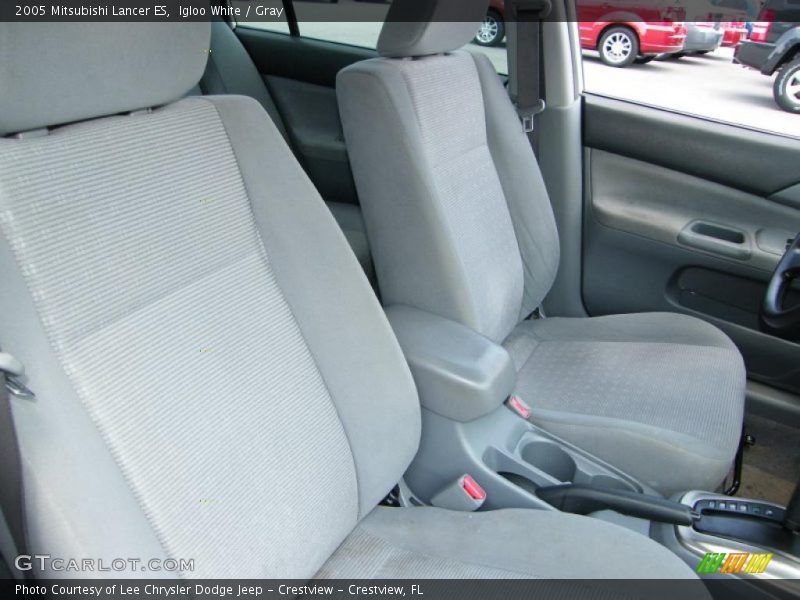 Igloo White / Gray 2005 Mitsubishi Lancer ES