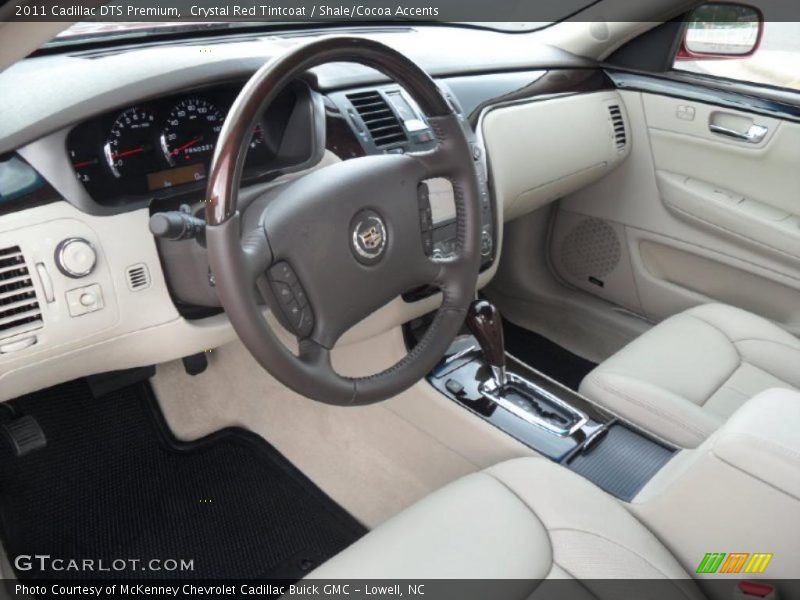 Crystal Red Tintcoat / Shale/Cocoa Accents 2011 Cadillac DTS Premium