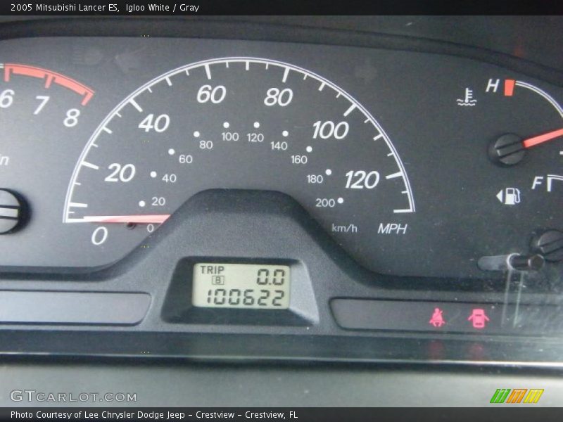 Igloo White / Gray 2005 Mitsubishi Lancer ES