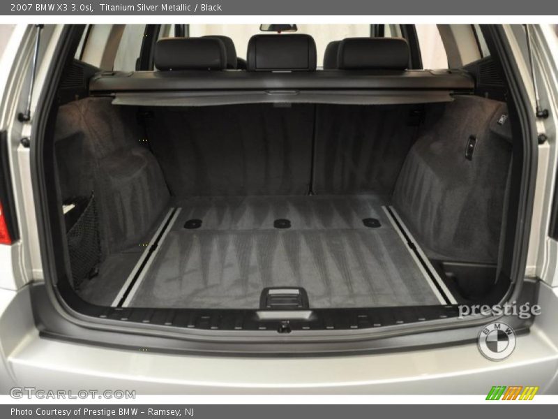 Titanium Silver Metallic / Black 2007 BMW X3 3.0si