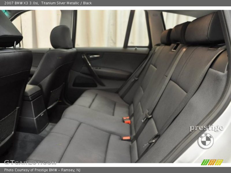 Titanium Silver Metallic / Black 2007 BMW X3 3.0si