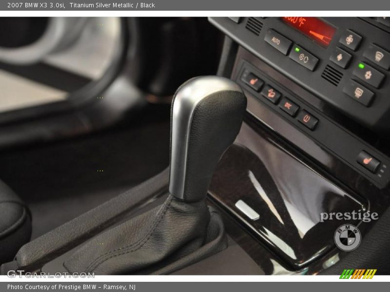 Titanium Silver Metallic / Black 2007 BMW X3 3.0si