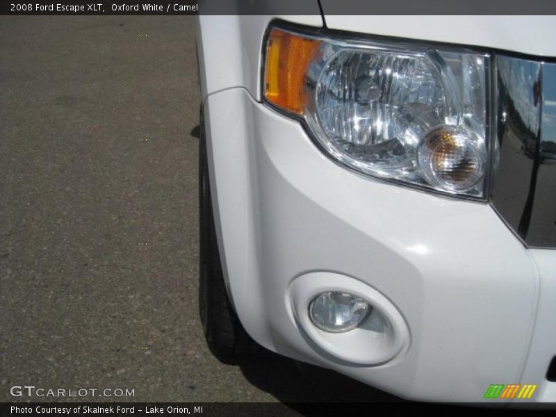 Oxford White / Camel 2008 Ford Escape XLT