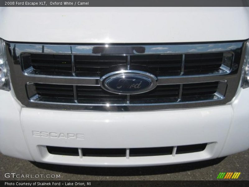 Oxford White / Camel 2008 Ford Escape XLT