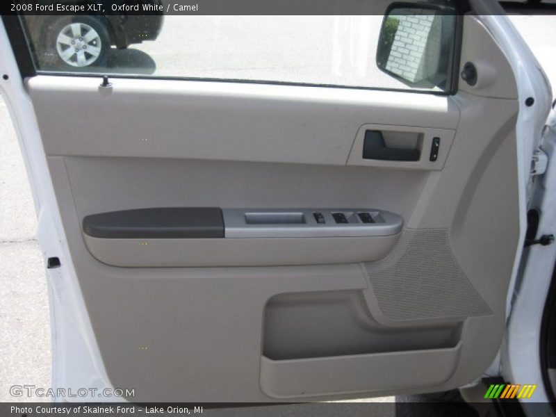 Oxford White / Camel 2008 Ford Escape XLT