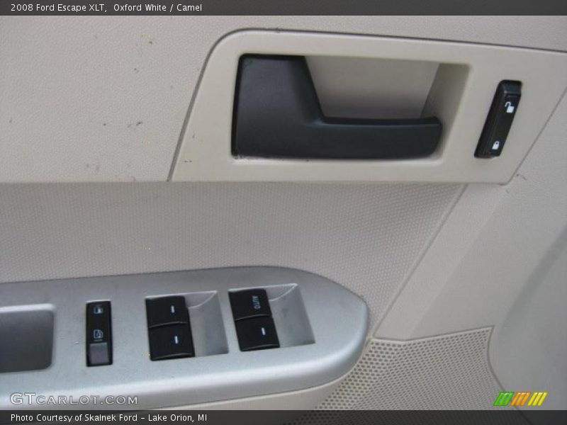 Oxford White / Camel 2008 Ford Escape XLT