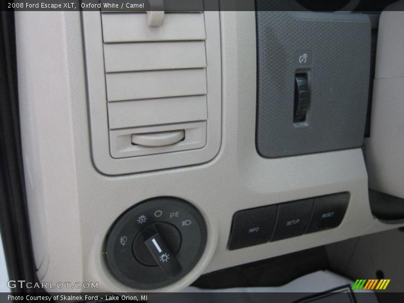 Oxford White / Camel 2008 Ford Escape XLT