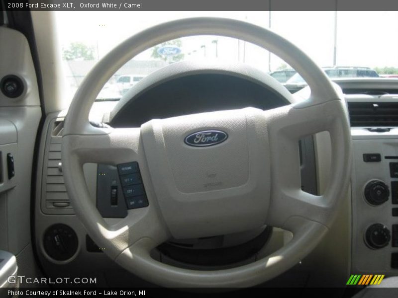 Oxford White / Camel 2008 Ford Escape XLT