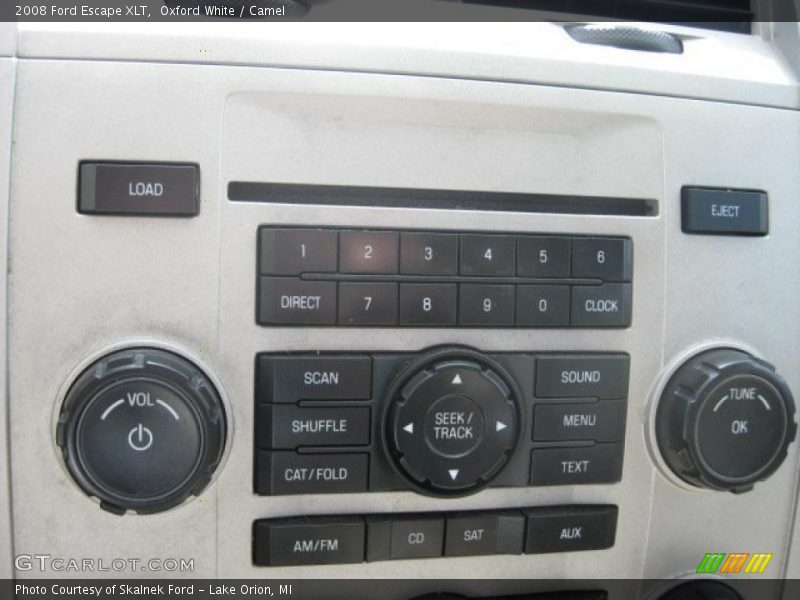 Oxford White / Camel 2008 Ford Escape XLT
