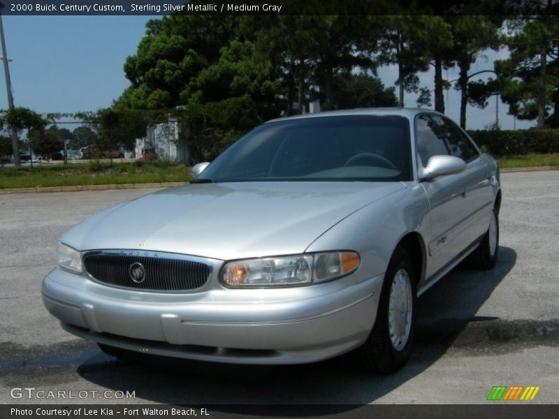 Sterling Silver Metallic / Medium Gray 2000 Buick Century Custom