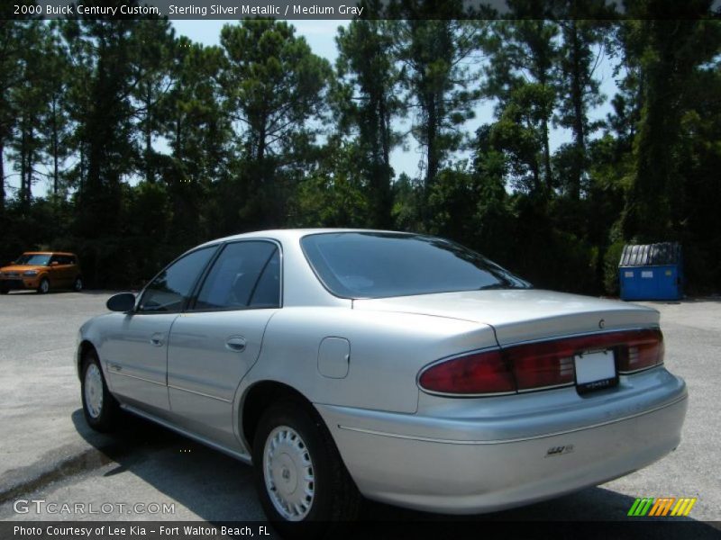 Sterling Silver Metallic / Medium Gray 2000 Buick Century Custom