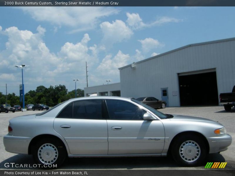 Sterling Silver Metallic / Medium Gray 2000 Buick Century Custom