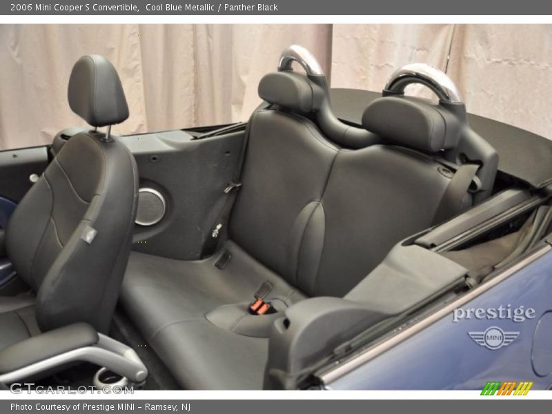 Cool Blue Metallic / Panther Black 2006 Mini Cooper S Convertible