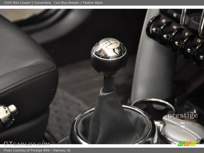 Cool Blue Metallic / Panther Black 2006 Mini Cooper S Convertible