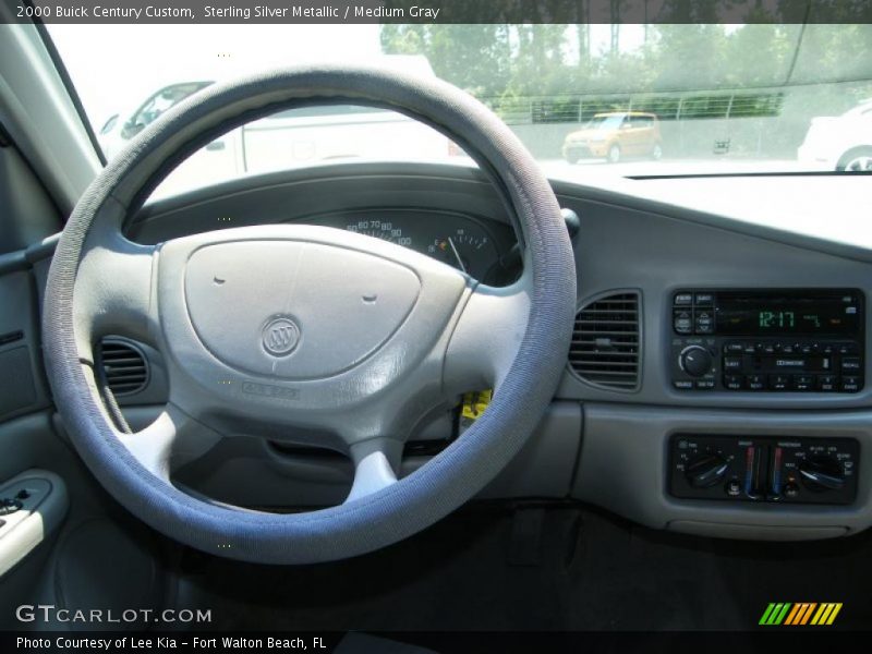 Sterling Silver Metallic / Medium Gray 2000 Buick Century Custom