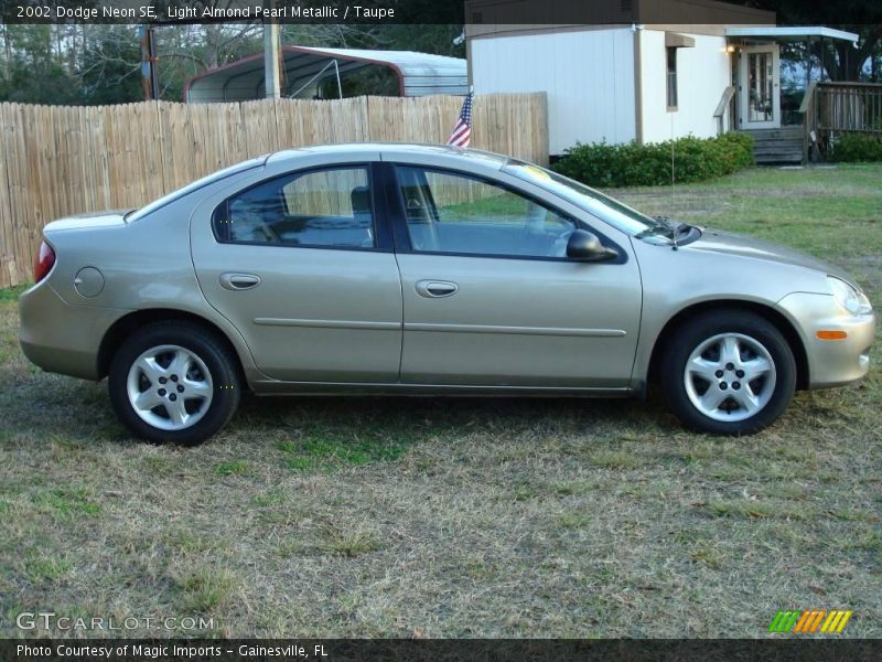 Light Almond Pearl Metallic / Taupe 2002 Dodge Neon SE