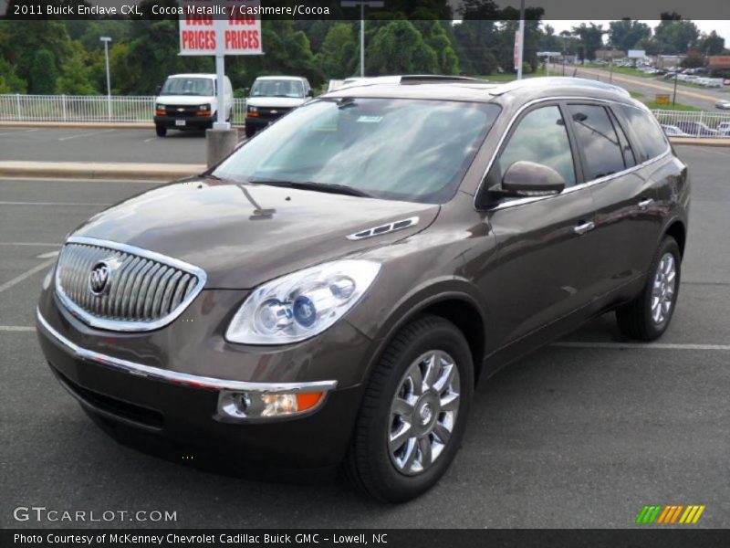 Cocoa Metallic / Cashmere/Cocoa 2011 Buick Enclave CXL